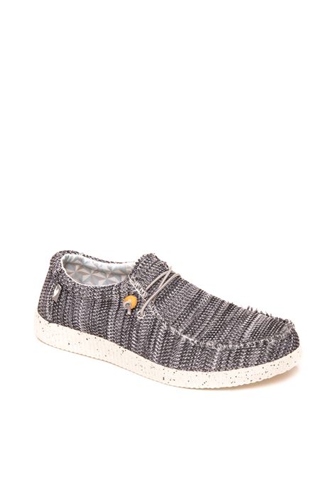 Sneaker wallabe canvas gris PITAS | WP150WALLABI KNITTED-GRIS